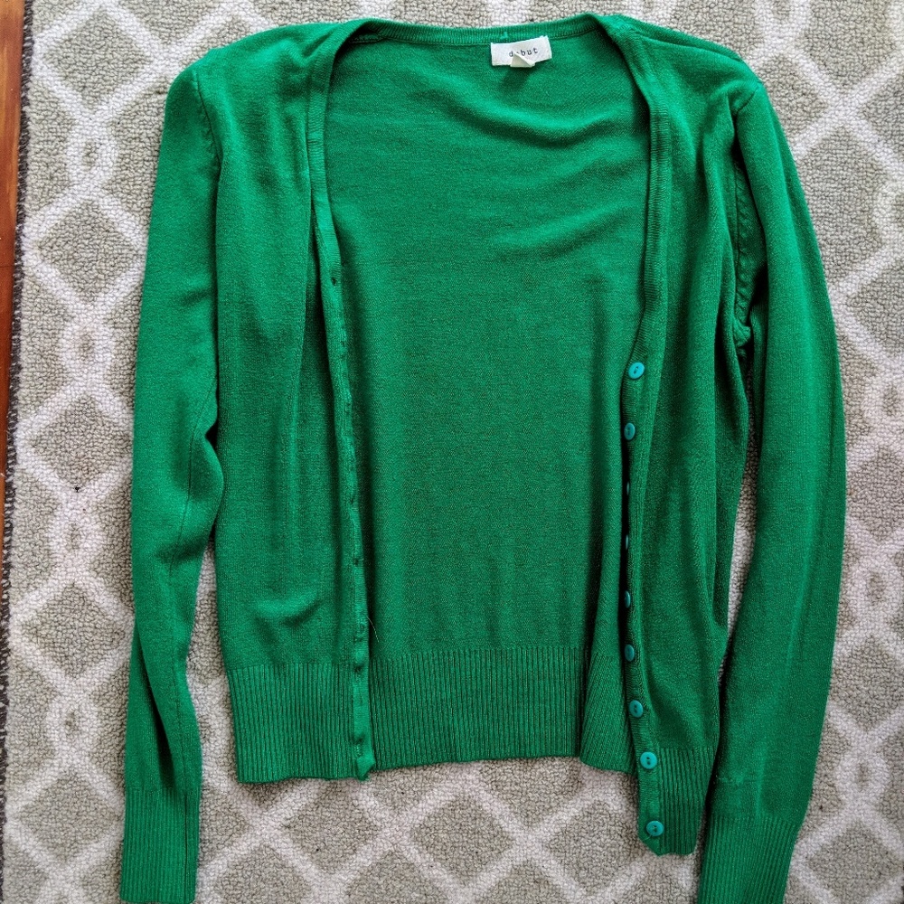 Green Cardigan